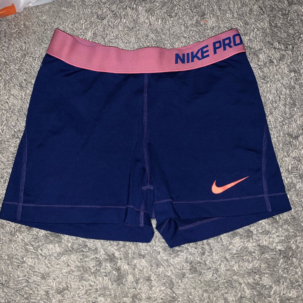 Navy blue nike pros